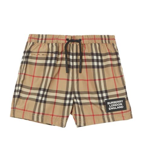 girl burberry swimsuit|burberry swim shorts baby boy.